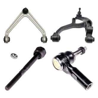 Dorman® - OE Solutions™ Front Driver Side Lower and Upper Control Arm with Ball Joint and Tie Rod End Kit