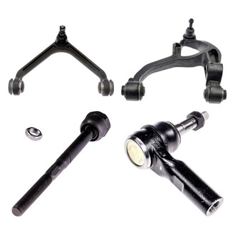 Dorman® - OE Solutions™ Front Driver Side Lower and Upper Control Arm with Ball Joint and Tie Rod End Kit