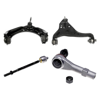 Dorman® - OE Solutions™ Front Driver Side Lower and Upper Control Arm with Ball Joint and Tie Rod End Kit