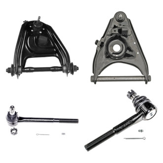 Dorman® - OE Solutions™ Front Driver Side Lower and Upper Control Arm with Ball Joint and Tie Rod End Kit
