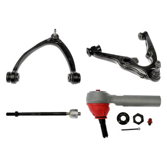 Dorman® - OE Solutions™ Front Driver Side Lower and Upper Control Arm with Ball Joint and Tie Rod End Kit