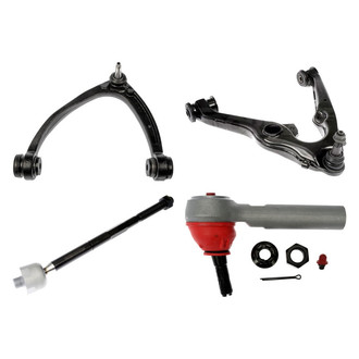 Dorman® - OE Solutions™ Front Driver Side Lower and Upper Control Arm with Ball Joint and Tie Rod End Kit