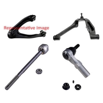 Dorman® - OE Solutions™ Front Driver Side Lower and Upper Control Arm with Ball Joint and Tie Rod End Kit