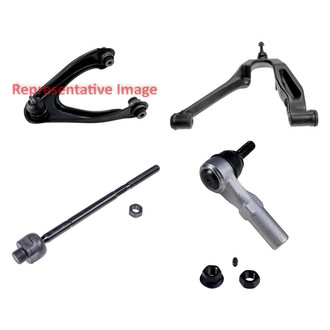 Dorman® - OE Solutions™ Front Driver Side Lower and Upper Control Arm with Ball Joint and Tie Rod End Kit