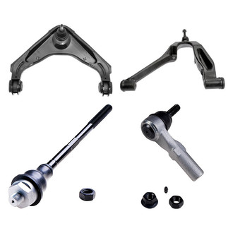 Dorman® - OE Solutions™ Front Driver Side Lower and Upper Control Arm with Ball Joint and Tie Rod End Kit