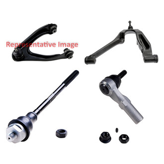 Dorman® - OE Solutions™ Front Driver Side Lower and Upper Control Arm with Ball Joint and Tie Rod End Kit