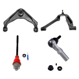 Dorman® - OE Solutions™ Front Driver Side Lower and Upper Control Arm with Ball Joint and Tie Rod End Kit