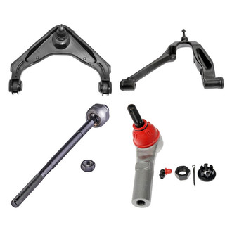 Dorman® - OE Solutions™ Front Driver Side Lower and Upper Control Arm with Ball Joint and Tie Rod End Kit