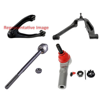 Dorman® - OE Solutions™ Front Driver Side Lower and Upper Control Arm with Ball Joint and Tie Rod End Kit