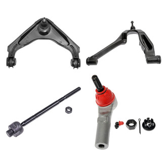 Dorman® - OE Solutions™ Front Driver Side Lower and Upper Control Arm with Ball Joint and Tie Rod End Kit