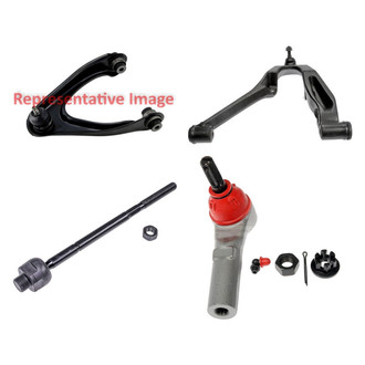 Dorman® - OE Solutions™ Front Driver Side Lower and Upper Control Arm with Ball Joint and Tie Rod End Kit