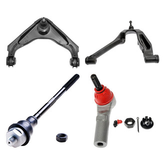 Dorman® - OE Solutions™ Front Driver Side Lower and Upper Control Arm with Ball Joint and Tie Rod End Kit