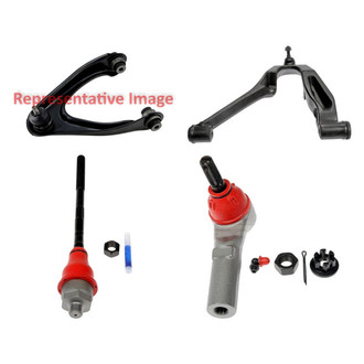 Dorman® - OE Solutions™ Front Driver Side Lower and Upper Control Arm with Ball Joint and Tie Rod End Kit