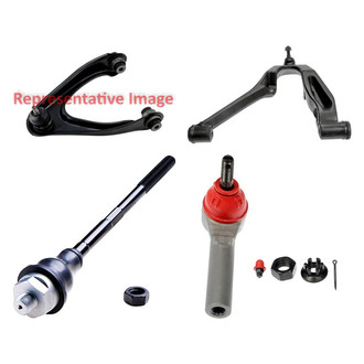 Dorman® - OE Solutions™ Front Driver Side Lower and Upper Control Arm with Ball Joint and Tie Rod End Kit