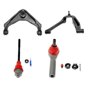 Dorman® - OE Solutions™ Front Driver Side Lower and Upper Control Arm with Ball Joint and Tie Rod End Kit