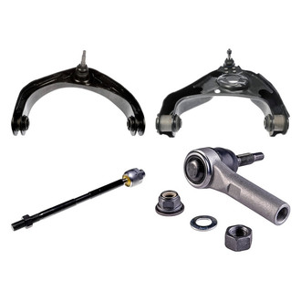 Dorman® - OE Solutions™ Front Driver Side Lower and Upper Control Arm with Ball Joint and Tie Rod End Kit