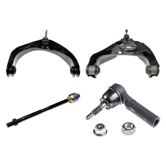 Dorman® - OE Solutions™ Front Driver Side Lower and Upper Control Arm with Ball Joint and Tie Rod End Kit