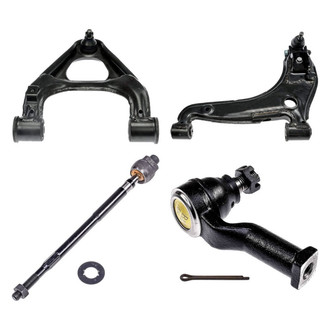 Dorman® - OE Solutions™ Front Driver Side Lower and Upper Control Arm with Ball Joint and Tie Rod End Kit