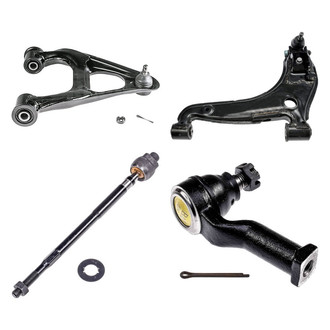 Dorman® - OE Solutions™ Front Driver Side Lower and Upper Control Arm with Ball Joint and Tie Rod End Kit