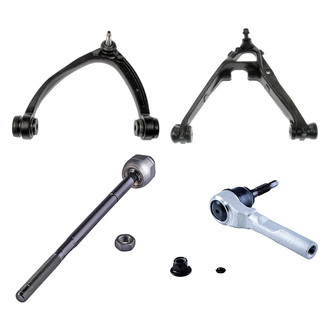 Dorman® - OE Solutions™ Front Driver Side Lower and Upper Control Arm with Ball Joint and Tie Rod End Kit