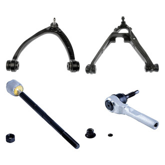 Dorman® - OE Solutions™ Front Driver Side Lower and Upper Control Arm with Ball Joint and Tie Rod End Kit