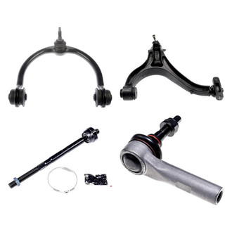 Dorman® - OE Solutions™ Front Driver Side Lower and Upper Control Arm with Ball Joint and Tie Rod End Kit