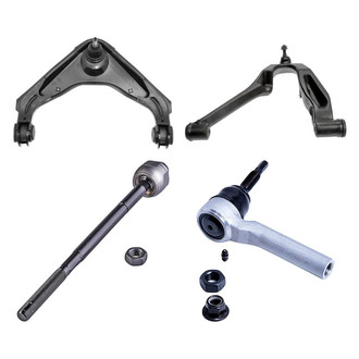 Dorman® - OE Solutions™ Front Driver Side Lower and Upper Control Arm with Ball Joint and Tie Rod End Kit
