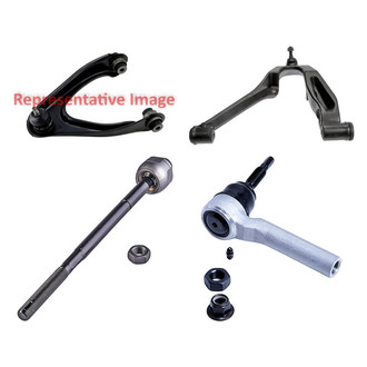 Dorman® - OE Solutions™ Front Driver Side Lower and Upper Control Arm with Ball Joint and Tie Rod End Kit