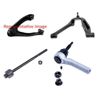 Dorman® - OE Solutions™ Front Driver Side Lower and Upper Control Arm with Ball Joint and Tie Rod End Kit