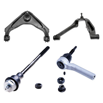 Dorman® - OE Solutions™ Front Driver Side Lower and Upper Control Arm with Ball Joint and Tie Rod End Kit