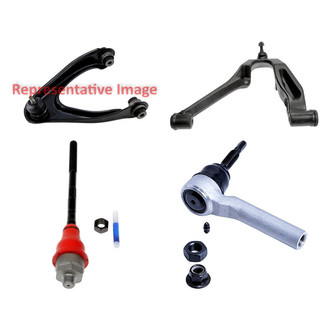 Dorman® - OE Solutions™ Front Driver Side Lower and Upper Control Arm with Ball Joint and Tie Rod End Kit