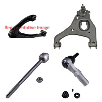Dorman® - OE Solutions™ Front Driver Side Lower and Upper Control Arm with Ball Joint and Tie Rod End Kit