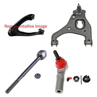 Dorman® - OE Solutions™ Front Driver Side Lower and Upper Control Arm with Ball Joint and Tie Rod End Kit