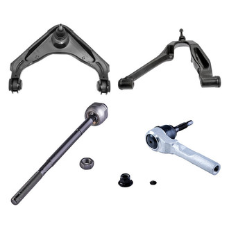 Dorman® - OE Solutions™ Front Driver Side Lower and Upper Control Arm with Ball Joint and Tie Rod End Kit