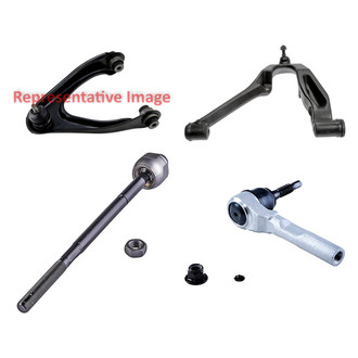 Dorman® - OE Solutions™ Front Driver Side Lower and Upper Control Arm with Ball Joint and Tie Rod End Kit