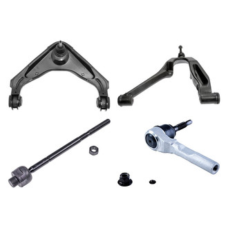 Dorman® - OE Solutions™ Front Driver Side Lower and Upper Control Arm with Ball Joint and Tie Rod End Kit