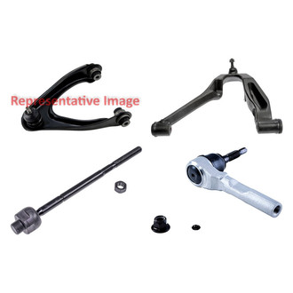 Dorman® - OE Solutions™ Front Driver Side Lower and Upper Control Arm with Ball Joint and Tie Rod End Kit