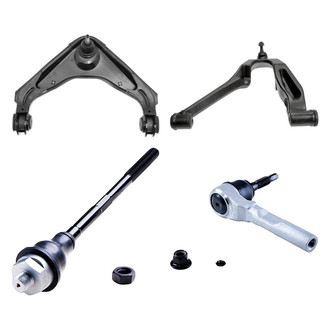 Dorman® - OE Solutions™ Front Driver Side Lower and Upper Control Arm with Ball Joint and Tie Rod End Kit