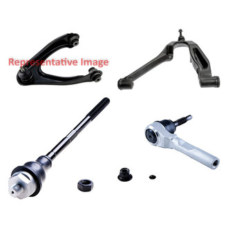 Dorman® - OE Solutions™ Front Driver Side Lower and Upper Control Arm with Ball Joint and Tie Rod End Kit