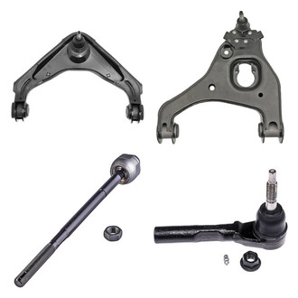 Dorman® - OE Solutions™ Front Driver Side Lower and Upper Control Arm with Ball Joint and Tie Rod End Kit