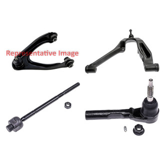 Dorman® - OE Solutions™ Front Driver Side Lower and Upper Control Arm with Ball Joint and Tie Rod End Kit