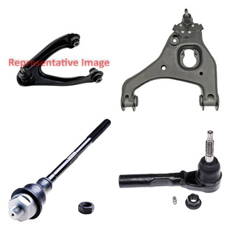 Dorman® - OE Solutions™ Front Driver Side Lower and Upper Control Arm with Ball Joint and Tie Rod End Kit