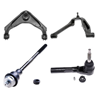Dorman® - OE Solutions™ Front Driver Side Lower and Upper Control Arm with Ball Joint and Tie Rod End Kit