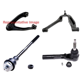 Dorman® - OE Solutions™ Front Driver Side Lower and Upper Control Arm with Ball Joint and Tie Rod End Kit