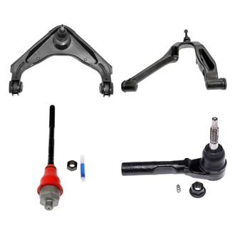 Dorman® - OE Solutions™ Front Driver Side Lower and Upper Control Arm with Ball Joint and Tie Rod End Kit