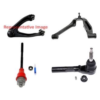 Dorman® - OE Solutions™ Front Driver Side Lower and Upper Control Arm with Ball Joint and Tie Rod End Kit