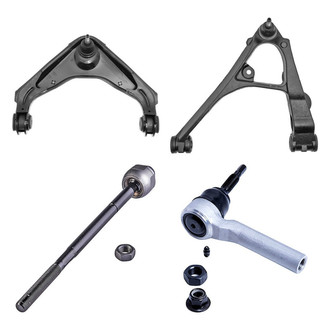 Dorman® - OE Solutions™ Front Driver Side Lower and Upper Control Arm with Ball Joint and Tie Rod End Kit