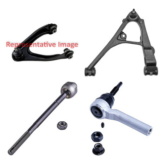 Dorman® - OE Solutions™ Front Driver Side Lower and Upper Control Arm with Ball Joint and Tie Rod End Kit