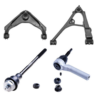Dorman® - OE Solutions™ Front Driver Side Lower and Upper Control Arm with Ball Joint and Tie Rod End Kit