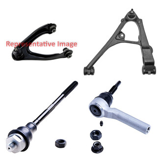 Dorman® - OE Solutions™ Front Driver Side Lower and Upper Control Arm with Ball Joint and Tie Rod End Kit